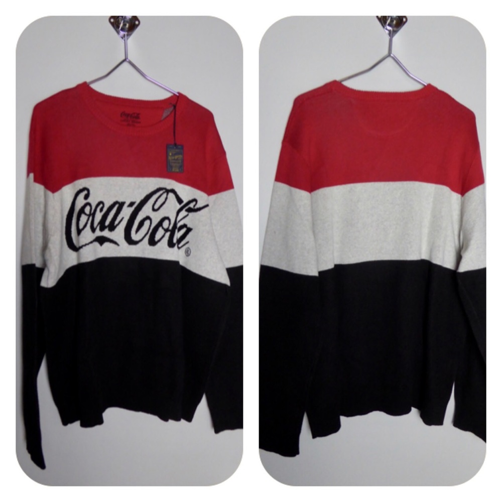 Lucky Brand Coca-Cola Coke Colorblocked Sweater
